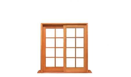8 light: two sash window (1 sliding)