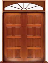 8 panel: double door +  two sidelights
