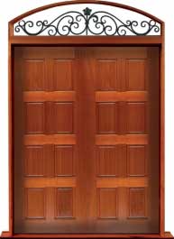 8 panel: double door +  two sidelights