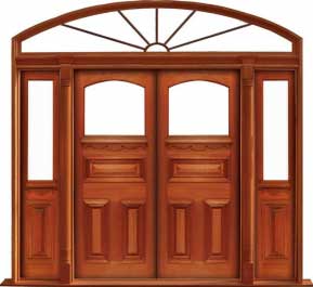 edwardian: door in frame