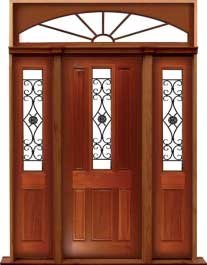 paddington with ironwork: single door +  two sidelights