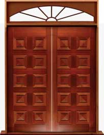 tessellated bat: double door